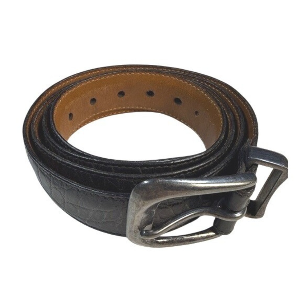 Men's Trafalgar Bahia Belt‎ Leather Italy USA Preppy Minimalist Classic Size 40"